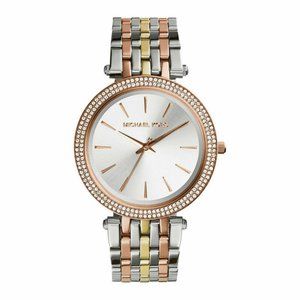 Michael Kors Dazzling Crystal Two Tone Watch